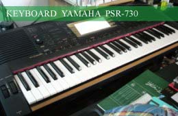 画像:キーボードPSR730